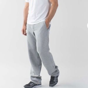 Lululemon Mens Hustle Pant Sz S Grey Fleece NWT!!